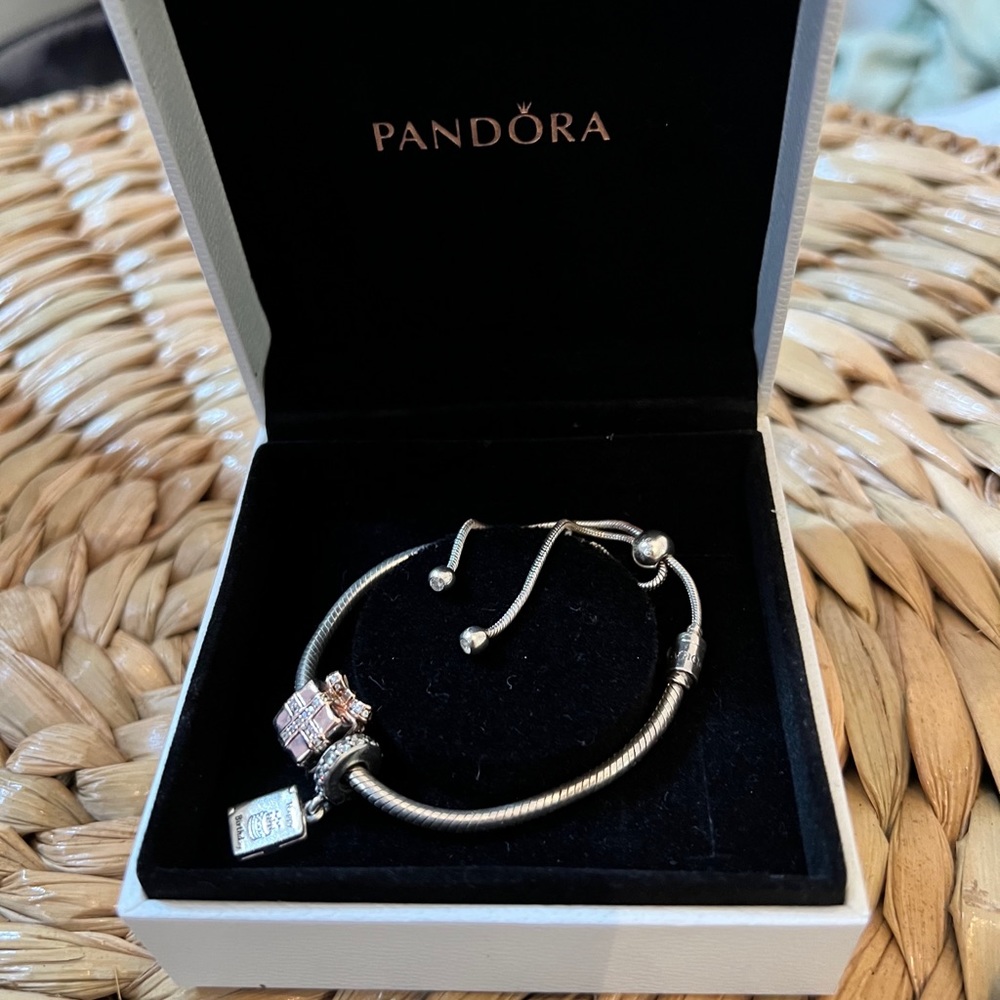 Pandora Bracelet with Birthday Charms